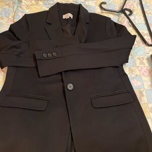 Loft black Blazer size 4P. Like New